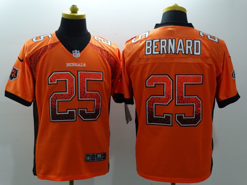 Men's Cincinnati Bengals Giovanni Bernard #25 Orange Jersey Men's Cincinnati Bengals Giovanni Bernard #25 Orange Jersey